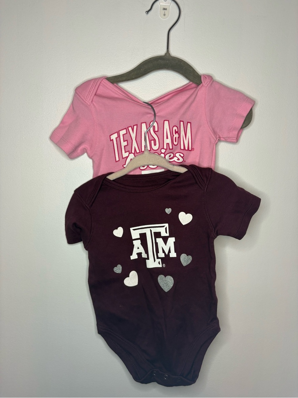 Texas a&m girls onesie pack